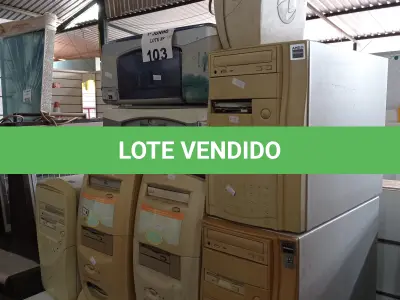 LOTE 103 - 05 CPU, 02 IMPRESSORAS E 01 ESTABILIZADOR MARCAS E MODELOS DIVERSOS PARA RETIRADA DE PEÇAS. (NO ESTADO, LEILÃO NÃO TEM GARANTIA E NEM DEVOLUÇÃO, SUJEITO A POSSÍVEIS AVARIAS VISÍVEIS/OCULTAS E/OU AUSÊNCIA DE COMPONENTES).