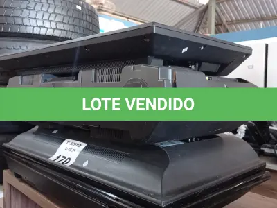 LOTE 170 - 05 TVS MARCAS E MODELOS DIVERSOS PARA RETIRADA DE PEÇAS. (NO ESTADO, LEILÃO NÃO TEM GARANTIA E NEM DEVOLUÇÃO, SUJEITO A POSSÍVEIS AVARIAS VISÍVEIS/OCULTAS E/OU AUSÊNCIA DE COMPONENTES).