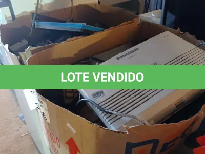 LOTE 346 - 01 LOTE COM MATERIAIS DIVERSOS. (NO ESTADO, LEILÃO NÃO TEM GARANTIA E NEM DEVOLUÇÃO, SUJEITO A POSSÍVEIS AVARIAS VISÍVEIS/OCULTAS E/OU AUSÊNCIA DE COMPONENTES).