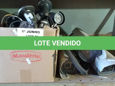 LOTE 347 - 01 LOTE COM VÁRIAS CÂMERAS DE SEGURANÇA MARCAS E MODELOS DIVERSOS. (NO ESTADO, LEILÃO NÃO TEM GARANTIA E NEM DEVOLUÇÃO, SUJEITO A POSSÍVEIS AVARIAS VISÍVEIS/OCULTAS E/OU AUSÊNCIA DE COMPONENTES).