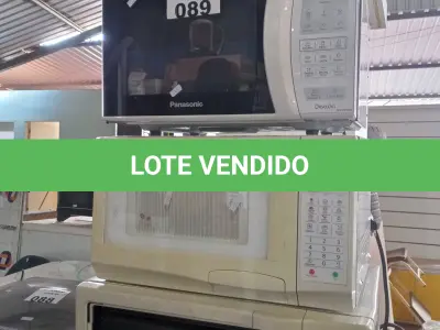 LOTE 089 - 03 MICRO-ONDAS MARCAS E MODELOS DIVERSOS PARA RETIRADA DE PEÇAS. (NO ESTADO, LEILÃO NÃO TEM GARANTIA E NEM DEVOLUÇÃO, SUJEITO A POSSÍVEIS AVARIAS VISÍVEIS/OCULTAS E/OU AUSÊNCIA DE COMPONENTES).
