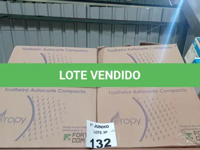 LOTE 132 - 04 TOALHEIROS AUTO CORTE COMPACTO. (NO ESTADO, LEILÃO NÃO TEM GARANTIA E NEM DEVOLUÇÃO, SUJEITO A POSSÍVEIS AVARIAS VISÍVEIS/OCULTAS E/OU AUSÊNCIA DE COMPONENTES).