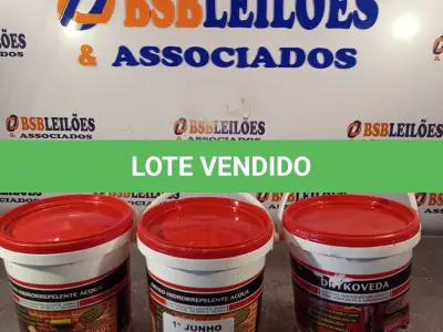 LOTE 230 - 03 BALDES DE DRYKOVEDA ACQUA, IMPERMEABILIZANTE PARA FACHADAS, MUROS E TELHAS 3,6L. (NO ESTADO, LEILÃO NÃO TEM GARANTIA E NEM DEVOLUÇÃO, SUJEITO A POSSÍVEIS AVARIAS VISÍVEIS/OCULTAS E/OU AUSÊNCIA DE COMPONENTES).
