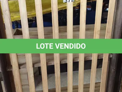 LOTE 379 - 01 CAMA DE SOLTEIRO EM IMBUIA DO POLO MADEIREIRO DO RIO GRANDE DO SUL. (NO ESTADO, LEILÃO NÃO TEM GARANTIA E NEM DEVOLUÇÃO, SUJEITO A POSSÍVEIS AVARIAS VISÍVEIS/OCULTAS E/OU AUSÊNCIA DE COMPONENTES).