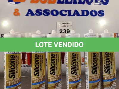 LOTE 239 - 06 TUBOS DE ADESIVO DE SILICONE MÁRMORE/PEDRAS NA COR BEGE. (NO ESTADO, LEILÃO NÃO TEM GARANTIA E NEM DEVOLUÇÃO, SUJEITO A POSSÍVEIS AVARIAS VISÍVEIS/OCULTAS E/OU AUSÊNCIA DE COMPONENTES).