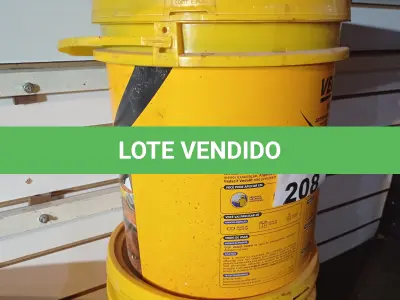 LOTE 208 - 02 BALDES DE VEDALIT, ADITIVO PLASTIFICANTE CONCENTRADO PARA CONCRETO E ARGAMASSA 18L. (NO ESTADO, LEILÃO NÃO TEM GARANTIA E NEM DEVOLUÇÃO, SUJEITO A POSSÍVEIS AVARIAS VISÍVEIS/OCULTAS E/OU AUSÊNCIA DE COMPONENTES).