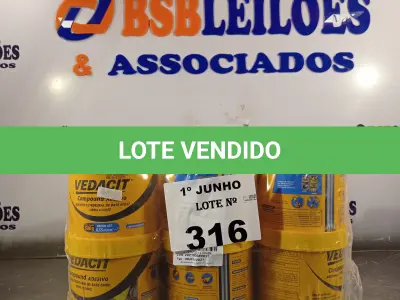 LOTE 316 - 06 LATAS DE ADESIVO ESTRUTURAL DE BASE EPÓXI MEDIA FLUIDEZ COMPONENTES A+B. (NO ESTADO, LEILÃO NÃO TEM GARANTIA E NEM DEVOLUÇÃO, SUJEITO A POSSÍVEIS AVARIAS VISÍVEIS/OCULTAS E/OU AUSÊNCIA DE COMPONENTES).