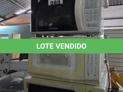 LOTE 089 - 03 MICRO-ONDAS MARCAS E MODELOS DIVERSOS PARA RETIRADA DE PEÇAS. (NO ESTADO, LEILÃO NÃO TEM GARANTIA E NEM DEVOLUÇÃO, SUJEITO A POSSÍVEIS AVARIAS VISÍVEIS/OCULTAS E/OU AUSÊNCIA DE COMPONENTES).