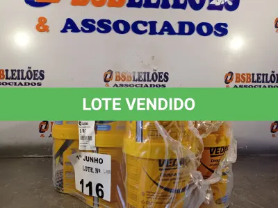 LOTE 116 - 06 LATAS DE ADESIVO ESTRUTURAL DE BASE EPÓXI MEDIA FLUIDEZ COMPONENTES A+B. (NO ESTADO, LEILÃO NÃO TEM GARANTIA E NEM DEVOLUÇÃO, SUJEITO A POSSÍVEIS AVARIAS VISÍVEIS/OCULTAS E/OU AUSÊNCIA DE COMPONENTES).