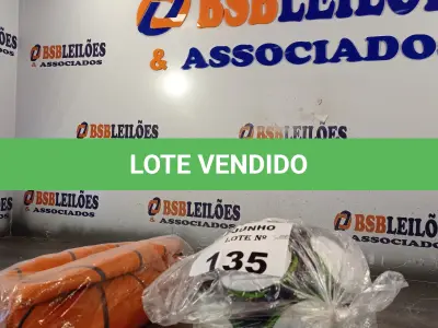 LOTE 135 - 01 BOLA DE BASQUETE E 01 BOLA DE FUTEBOL (NO ESTADO, LEILÃO NÃO TEM GARANTIA E NEM DEVOLUÇÃO, SUJEITO A POSSÍVEIS AVARIAS VISÍVEIS/OCULTAS E/OU AUSÊNCIA DE COMPONENTES).