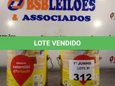 LOTE 312 - 02 LATAS DE ADESIVO COLAMULT QUARTZOLIT 2,8KG. (NO ESTADO, LEILÃO NÃO TEM GARANTIA E NEM DEVOLUÇÃO, SUJEITO A POSSÍVEIS AVARIAS VISÍVEIS/OCULTAS E/OU AUSÊNCIA DE COMPONENTES).