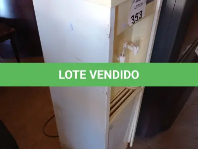 LOTE 353 - 01 BEBEDOURO PARA GARRAFÃO MARCA ESMALTEC 220V. (NO ESTADO, LEILÃO NÃO TEM GARANTIA E NEM DEVOLUÇÃO, SUJEITO A POSSÍVEIS AVARIAS VISÍVEIS/OCULTAS E/OU AUSÊNCIA DE COMPONENTES).