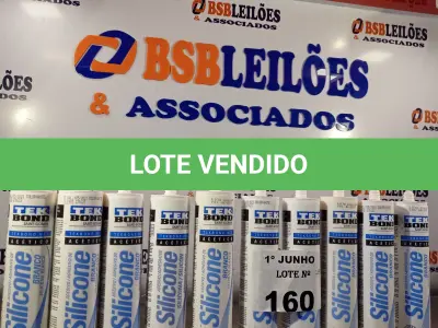 LOTE 160 - 10 TUBOS DE SILICONE ACÉTICO. (NO ESTADO, LEILÃO NÃO TEM GARANTIA E NEM DEVOLUÇÃO, SUJEITO A POSSÍVEIS AVARIAS VISÍVEIS/OCULTAS E/OU AUSÊNCIA DE COMPONENTES).