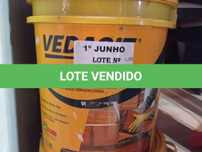 LOTE 339 - 02 BALDES DE VEDALIT, ADITIVO PLASTIFICANTE CONCENTRADO PARA CONCRETO E ARGAMASSA 18L. (NO ESTADO, LEILÃO NÃO TEM GARANTIA E NEM DEVOLUÇÃO, SUJEITO A POSSÍVEIS AVARIAS VISÍVEIS/OCULTAS E/OU AUSÊNCIA DE COMPONENTES).