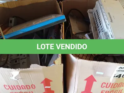 LOTE 346 - 01 LOTE COM MATERIAIS DIVERSOS. (NO ESTADO, LEILÃO NÃO TEM GARANTIA E NEM DEVOLUÇÃO, SUJEITO A POSSÍVEIS AVARIAS VISÍVEIS/OCULTAS E/OU AUSÊNCIA DE COMPONENTES).
