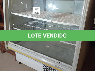 LOTE 330 - 01 EXPOSITOR REFRIGERADO MARCA GELOPAR. (NO ESTADO, LEILÃO NÃO TEM GARANTIA E NEM DEVOLUÇÃO, SUJEITO A POSSÍVEIS AVARIAS VISÍVEIS/OCULTAS E/OU AUSÊNCIA DE COMPONENTES).
