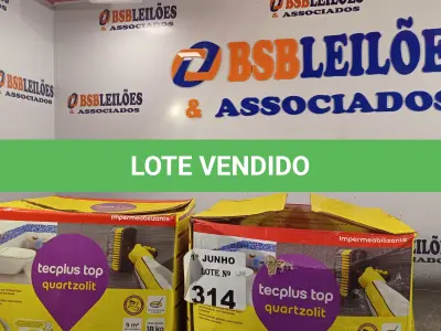 LOTE 314 - 02 CAIXAS DE ARGAMASSA POLIMÉRICA TECPLUS TOP QUARTZOLIT 18KG. (NO ESTADO, LEILÃO NÃO TEM GARANTIA E NEM DEVOLUÇÃO, SUJEITO A POSSÍVEIS AVARIAS VISÍVEIS/OCULTAS E/OU AUSÊNCIA DE COMPONENTES).