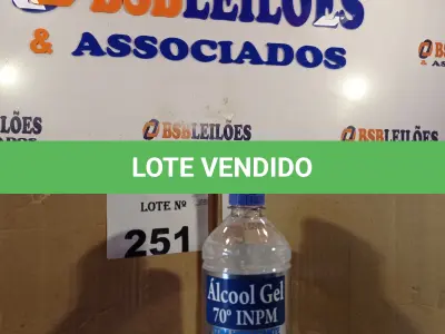 LOTE 251 - 02 CAIXAS COM ÁLCOOL EM GEL 70º INPM COM HIDRATANTE 440G 12 1UNIDADES CADA. (NO ESTADO, LEILÃO NÃO TEM GARANTIA E NEM DEVOLUÇÃO, SUJEITO A POSSÍVEIS AVARIAS VISÍVEIS/OCULTAS E/OU AUSÊNCIA DE COMPONENTES).