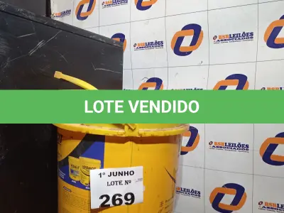 LOTE 269 - 02 BALDES DE VEDALIT, ADITIVO PLASTIFICANTE CONCENTRADO PARA CONCRETO E ARGAMASSAS 18L. (NO ESTADO, LEILÃO NÃO TEM GARANTIA E NEM DEVOLUÇÃO, SUJEITO A POSSÍVEIS AVARIAS VISÍVEIS/OCULTAS E/OU AUSÊNCIA DE COMPONENTES).