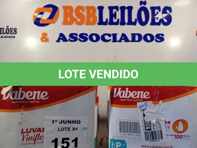 LOTE 151 - 02 CAIXAS COM LUVAS VINIFLEX TAMANHO P 7” SÃO 2.000 LUVAS NO TOTAL. (NO ESTADO, LEILÃO NÃO TEM GARANTIA E NEM DEVOLUÇÃO, SUJEITO A POSSÍVEIS AVARIAS VISÍVEIS/OCULTAS E/OU AUSÊNCIA DE COMPONENTES).