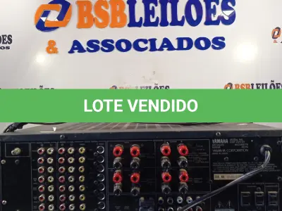 LOTE 363 - 01 RECEIVER MARCA YAMAHA 120V. (NO ESTADO, LEILÃO NÃO TEM GARANTIA E NEM DEVOLUÇÃO, SUJEITO A POSSÍVEIS AVARIAS VISÍVEIS/OCULTAS E/OU AUSÊNCIA DE COMPONENTES).
