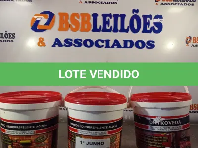 LOTE 230 - 03 BALDES DE DRYKOVEDA ACQUA, IMPERMEABILIZANTE PARA FACHADAS, MUROS E TELHAS 3,6L. (NO ESTADO, LEILÃO NÃO TEM GARANTIA E NEM DEVOLUÇÃO, SUJEITO A POSSÍVEIS AVARIAS VISÍVEIS/OCULTAS E/OU AUSÊNCIA DE COMPONENTES).