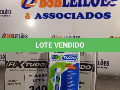 LOTE 240 - 02 CAIXAS DE ADESIVO VEDANTE A BASE DE PESILOX INCOLOR EXTRA FORTE 20G. (NO ESTADO, LEILÃO NÃO TEM GARANTIA E NEM DEVOLUÇÃO, SUJEITO A POSSÍVEIS AVARIAS VISÍVEIS/OCULTAS E/OU AUSÊNCIA DE COMPONENTES).