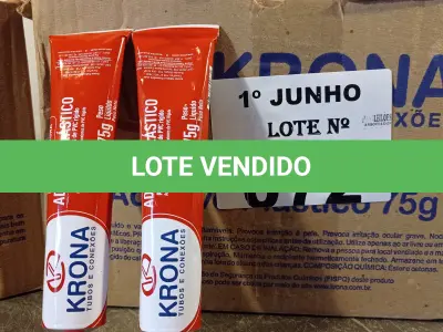 LOTE 072 - 02 CAIXAS COM BISNAGAS DE ADESIVO PLÁSTICO PARA TUBOS E CONEXÕES DE PVC RÍGIDO 75G 30 UNIDADES CADA. (NO ESTADO, LEILÃO NÃO TEM GARANTIA E NEM DEVOLUÇÃO, SUJEITO A POSSÍVEIS AVARIAS VISÍVEIS/OCULTAS E/OU AUSÊNCIA DE COMPONENTES).
