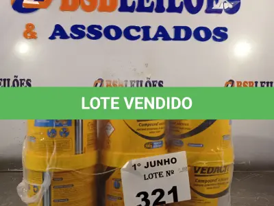LOTE 321 - 06 LATAS DE ADESIVO ESTRUTURAL DE BASE EPÓXI MEDIA FLUIDEZ COMPONENTES A+B. (NO ESTADO, LEILÃO NÃO TEM GARANTIA E NEM DEVOLUÇÃO, SUJEITO A POSSÍVEIS AVARIAS VISÍVEIS/OCULTAS E/OU AUSÊNCIA DE COMPONENTES).
