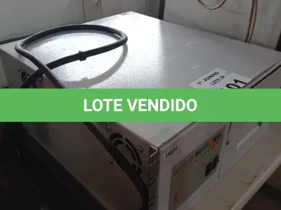 LOTE 101 - 01 NOBREAK SENOIDAL MARCA ENGETRON 3KVA. (NO ESTADO, LEILÃO NÃO TEM GARANTIA E NEM DEVOLUÇÃO, SUJEITO A POSSÍVEIS AVARIAS VISÍVEIS/OCULTAS E/OU AUSÊNCIA DE COMPONENTES).