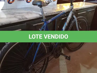 LOTE 362 - 01 BICICLETA MARCA CALOI ARO26. (NO ESTADO, LEILÃO NÃO TEM GARANTIA E NEM DEVOLUÇÃO, SUJEITO A POSSÍVEIS AVARIAS VISÍVEIS/OCULTAS E/OU AUSÊNCIA DE COMPONENTES).