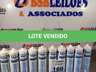 LOTE 160 - 10 TUBOS DE SILICONE ACÉTICO. (NO ESTADO, LEILÃO NÃO TEM GARANTIA E NEM DEVOLUÇÃO, SUJEITO A POSSÍVEIS AVARIAS VISÍVEIS/OCULTAS E/OU AUSÊNCIA DE COMPONENTES).
