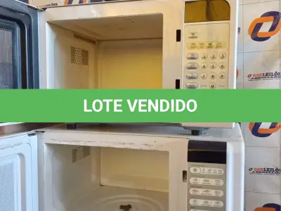 LOTE 173 - 02 MICRO-ONDAS E 01 CAFETEIRA INDUSTRIAL. (NO ESTADO, LEILÃO NÃO TEM GARANTIA E NEM DEVOLUÇÃO, SUJEITO A POSSÍVEIS AVARIAS VISÍVEIS/OCULTAS E/OU AUSÊNCIA DE COMPONENTES).