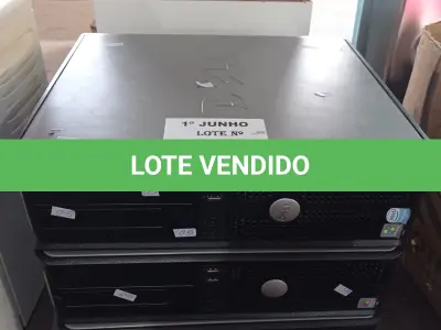 LOTE 098 - 03 CPU DELL OPTPLEX. (NO ESTADO, LEILÃO NÃO TEM GARANTIA E NEM DEVOLUÇÃO, SUJEITO A POSSÍVEIS AVARIAS VISÍVEIS/OCULTAS E/OU AUSÊNCIA DE COMPONENTES).