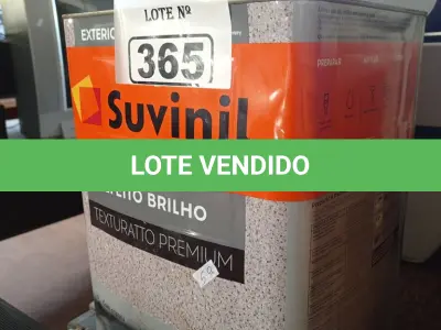 LOTE 365 - 01 LATA DE TEXTURATTO EFEITO BRILHO SUVINIL 24KG. (NO ESTADO, LEILÃO NÃO TEM GARANTIA E NEM DEVOLUÇÃO, SUJEITO A POSSÍVEIS AVARIAS VISÍVEIS/OCULTAS E/OU AUSÊNCIA DE COMPONENTES).