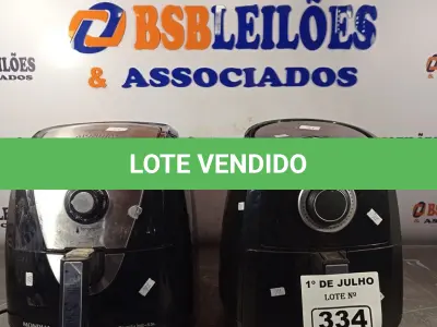 LOTE 334 - 02 AIR FRY MARCAS E MODELOS DIVERSOS. (NO ESTADO, LEILÃO NÃO TEM GARANTIA E NEM DEVOLUÇÃO, SUJEITO A POSSÍVEIS AVARIAS VISÍVEIS/OCULTAS E/OU AUSÊNCIA DE COMPONENTES).