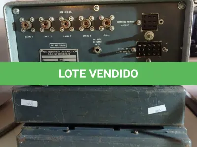 LOTE 271 - 03 RÁDIOS COMUNICADORES MARCAS E MODELOS DIVERSOS. (NO ESTADO, LEILÃO NÃO TEM GARANTIA E NEM DEVOLUÇÃO, SUJEITO A POSSÍVEIS AVARIAS VISÍVEIS/OCULTAS E/OU AUSÊNCIA DE COMPONENTES).