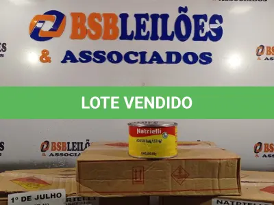 LOTE 182 - 03 CAIXAS COM ADESIVO PLÁSTICO 400G COM 06 LATAS CADA. (NO ESTADO, LEILÃO NÃO TEM GARANTIA E NEM DEVOLUÇÃO, SUJEITO A POSSÍVEIS AVARIAS VISÍVEIS/OCULTAS E/OU AUSÊNCIA DE COMPONENTES).