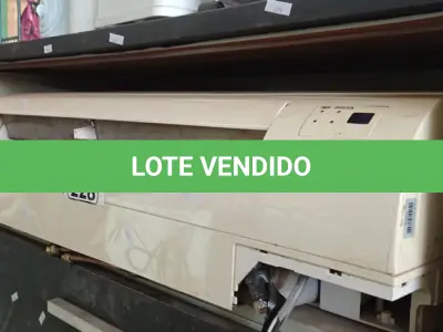 LOTE 228 - 01 EVAPORADORA MARCA SPRINGER 18.000BTU. (NO ESTADO, LEILÃO NÃO TEM GARANTIA E NEM DEVOLUÇÃO, SUJEITO A POSSÍVEIS AVARIAS VISÍVEIS/OCULTAS E/OU AUSÊNCIA DE COMPONENTES).