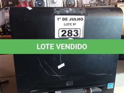 LOTE 283 - 02 IMPRESSORAS SENDO 01 DELL A LASER COLORIDA MODELO 1320C. (NO ESTADO, LEILÃO NÃO TEM GARANTIA E NEM DEVOLUÇÃO, SUJEITO A POSSÍVEIS AVARIAS VISÍVEIS/OCULTAS E/OU AUSÊNCIA DE COMPONENTES).