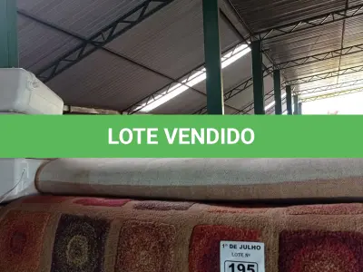 LOTE 195 - 01 TAPETE. (NO ESTADO, LEILÃO NÃO TEM GARANTIA E NEM DEVOLUÇÃO, SUJEITO A POSSÍVEIS AVARIAS VISÍVEIS/OCULTAS E/OU AUSÊNCIA DE COMPONENTES).