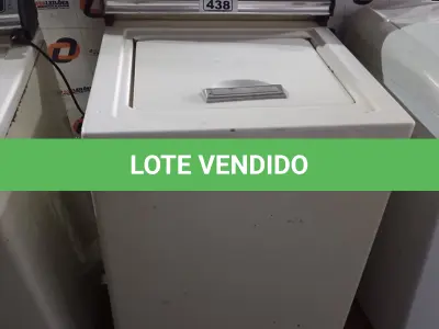 LOTE 438 - 01 MÁQUINA DE LAVAR ROUPAS MARCA BRASTEMP 220V. (NO ESTADO, LEILÃO NÃO TEM GARANTIA E NEM DEVOLUÇÃO, SUJEITO A POSSÍVEIS AVARIAS VISÍVEIS/OCULTAS E/OU AUSÊNCIA DE COMPONENTES).