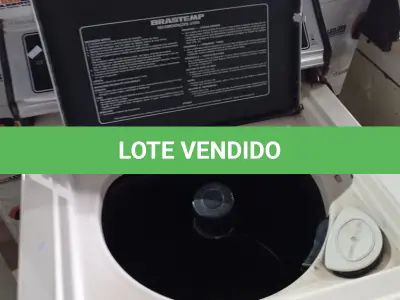 LOTE 439 - 01 MÁQUINA DE LAVAR ROUPAS MARCA BRASTEMP 220V. (NO ESTADO, LEILÃO NÃO TEM GARANTIA E NEM DEVOLUÇÃO, SUJEITO A POSSÍVEIS AVARIAS VISÍVEIS/OCULTAS E/OU AUSÊNCIA DE COMPONENTES).