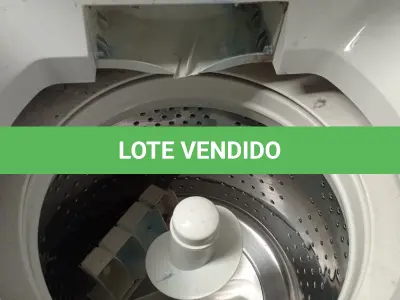 LOTE 343 - 01 LAVADORA DE ROUPAS MARCA ELECTROLUX CAPACIDADE 7KG 127V. (NO ESTADO, LEILÃO NÃO TEM GARANTIA E NEM DEVOLUÇÃO, SUJEITO A POSSÍVEIS AVARIAS VISÍVEIS/OCULTAS E/OU AUSÊNCIA DE COMPONENTES).