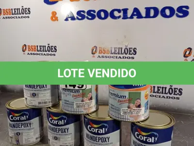 LOTE 149 - 05 LATAS DE CATALISADOR EXCLUSIVO PARA MASSA E FUNDO EPÓXI 900ML E 02 LATAS DE ESMALTE EUCATEX MADEIRA E METAIS 900ML NA COR PRETO FOSCO. (NO ESTADO, LEILÃO NÃO TEM GARANTIA E NEM DEVOLUÇÃO, SUJEITO A POSSÍVEIS AVARIAS VISÍVEIS/OCULTAS E/OU AUSÊNCIA DE COMPONENTES).