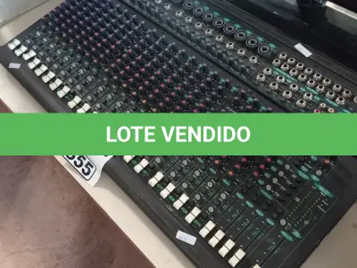 LOTE 355 - 01 MESA DE SOM SAUNDTECH MODELO ST2442. (NO ESTADO, LEILÃO NÃO TEM GARANTIA E NEM DEVOLUÇÃO, SUJEITO A POSSÍVEIS AVARIAS VISÍVEIS/OCULTAS E/OU AUSÊNCIA DE COMPONENTES).