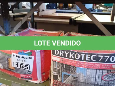 LOTE 165 - 02 CAIXAS DE DRYKOTEC 7700 18KG. (NO ESTADO, LEILÃO NÃO TEM GARANTIA E NEM DEVOLUÇÃO, SUJEITO A POSSÍVEIS AVARIAS VISÍVEIS/OCULTAS E/OU AUSÊNCIA DE COMPONENTES).