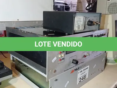 LOTE 248 - 03 APARELHOS ELETRÔNICOS DIVERSOS. (NO ESTADO, LEILÃO NÃO TEM GARANTIA E NEM DEVOLUÇÃO, SUJEITO A POSSÍVEIS AVARIAS VISÍVEIS/OCULTAS E/OU AUSÊNCIA DE COMPONENTES).
