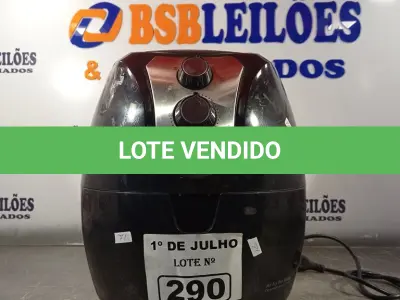 LOTE 290 - 01 AIR FRY MARCA BRITÂNIA 220V. (NO ESTADO, LEILÃO NÃO TEM GARANTIA E NEM DEVOLUÇÃO, SUJEITO A POSSÍVEIS AVARIAS VISÍVEIS/OCULTAS E/OU AUSÊNCIA DE COMPONENTES).