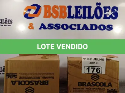 LOTE 176 - 02 CAIXAS COM SILICONE TRANSPARENTE BRASCOVED COM 24 BISNAGAS CADA. (NO ESTADO, LEILÃO NÃO TEM GARANTIA E NEM DEVOLUÇÃO, SUJEITO A POSSÍVEIS AVARIAS VISÍVEIS/OCULTAS E/OU AUSÊNCIA DE COMPONENTES).